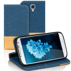 Samsung Galaxy S4 Mini Skydd TPU Full Cover Mobilskydd Jeans Mob Blå