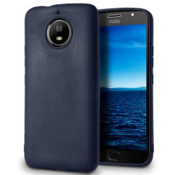 Skal till Motorola Moto G5s Blå matt TPU Skydd Fodral Blå