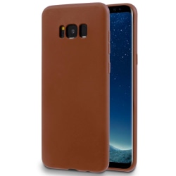 Mjukt Mobil-Skydd för Samsung Galaxy S8 TPU Enfärgat Ultra-Slim Brun