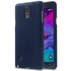 Mjukt Tunnt Mobilskal för Samsung Galaxy Note 4 Ultra-Slim Skydd Mörkblå