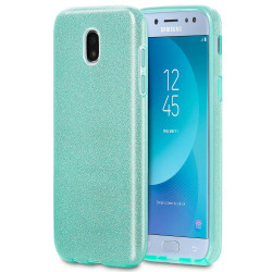 Fodral för Samsung Galaxy  J5 (2017) J530 Strass bling TPU Skina Grön