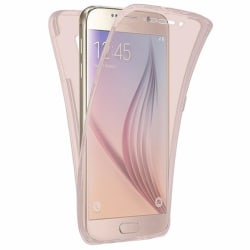 360 Grad Skydd för Huawei P9 Silikon Mobilskydd TPU Mobilskal Te Rosa guld