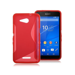 S Line silikon skal Sony Xperia E4G (E2003) Röd