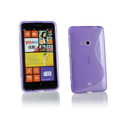 S Line silikon skal Nokia Lumia 625 (RM-941) Lila