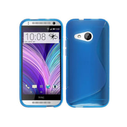 S Line silikon skal HTC ONE M8 Mini Blå