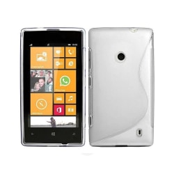 S Line silikon skal Nokia Lumia 520/525 (RM915) Transparent