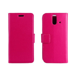 Mobilplånbok 2-kort HTC ONE E8 Rosa