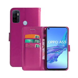 Mobilplånbok 3-kort Oppo A53 4G Rosa