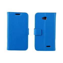 Mobilplånbok 2-kort LG L70 / L65 (D280) Blå