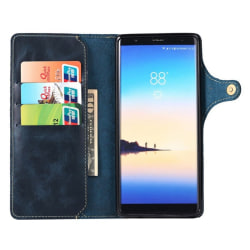 Mobilplånbok 3-kort äkta läder Samsung Galaxy Note 8 (SM-N950 Blå