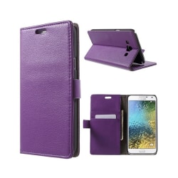 Mobilplånbok 2-kort Samsung Galaxy E7 (SM-E700) Lila