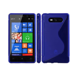 S Line silikon skal Nokia Lumia 820 (RM-825) Blå