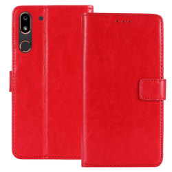 Mobilplånbok 3-kort Doro 8080 (5.7") Röd