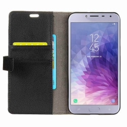 Mobilplånbok 2-kort Samsung Galaxy J4 2018 (SM-J400F) Svart