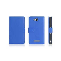 Mobilplånbok 2-kort Sony Xperia C (c2303) Blå