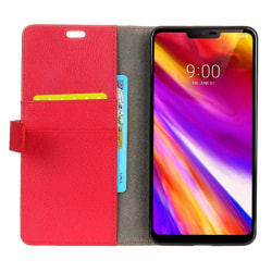Mobilplånbok 2-kort LG G7 ThinQ (G710EM) Röd