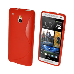 S Line silikon skal HTC ONE Mini (M4/601e) Röd