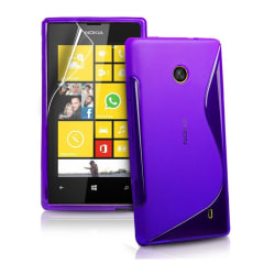 S Line silikon skal Nokia Lumia 520/525 (RM915) Lila