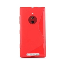 S Line silikon skal Nokia Lumia 830 (RM-984) Röd