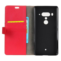Mobilplånbok 2-kort HTC U12 Plus Röd