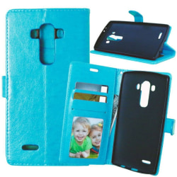 Mobilplånbok 3-kort LG G4 (H815) Ljusblå