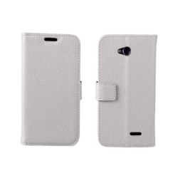 Mobilplånbok 2-kort LG L70 / L65 (D280) Vit