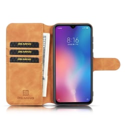 DG-Ming mobilplånbok 3-kort Xiaomi Mi 9 (6.39") Brun