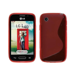 S Line silikon skal LG L40 (D170) Röd