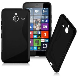 S Line silikon skal Microsoft Lumia 640XL (RM-1062) Svart