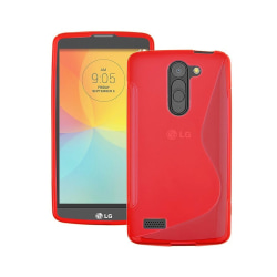 S Line silikon skal LG L Bello (D331) Röd
