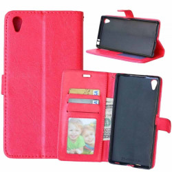 Mobilplånbok 3-kort Sony Xperia Z5 Premium (E6853) Röd