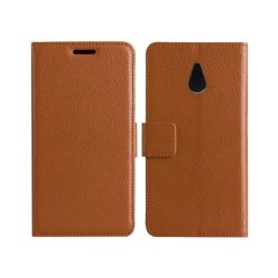 Mobilplånbok 2-kort HTC ONE Mini (M4/601e) Brun