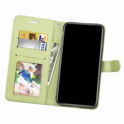 Mobilplånbok 3-kort Huawei Honor 8 Lite/P8 Lite 2017 - Grön