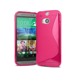 S Line silikon skal HTC ONE M8 Rosa