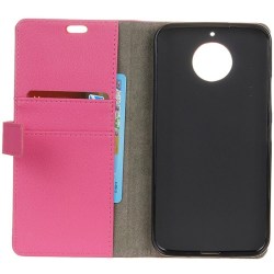 Mobilplånbok 2-kort Motorola Moto G5s (XT1794) Rosa