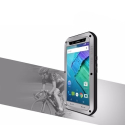 LOVE MEI Powerful Motorola Moto X Style (XT1570) Silver