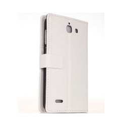 Mobilplånbok 2-kort Huawei Ascend G730 Vit
