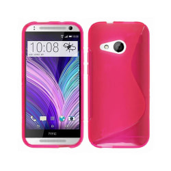 S Line silikon skal HTC ONE M8 Mini Rosa