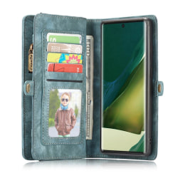 Multiplånbok CaseMe 11-kort Samsung Galaxy Note 20 Ultra Blå