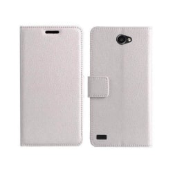 Mobilplånbok 2-kort LG Bello 2 (X150) Vit
