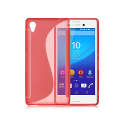 S Line silikon skal Sony Xperia M4 Aqua (E2303) Rosa