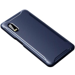Carbon silikon skal Samsung Galaxy Xcover Pro Blå