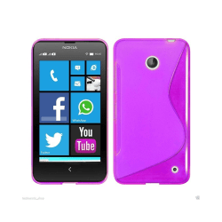 S Line silikon skal Nokia Lumia 630/635 (RM-976) Lila