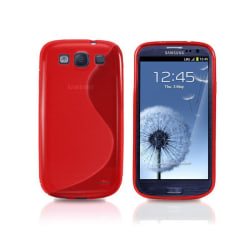 S Line silikon skal Samsung Galaxy S3 (GT-i9300) Röd