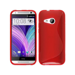 S Line silikon skal HTC ONE M8 Mini Röd