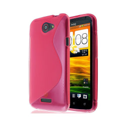 S Line silikon skal HTC ONE X (S720e) Rosa