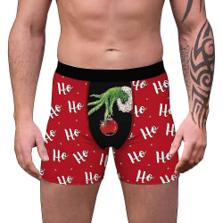 Christmas Novelty Boxershorts Trunks Herr Xmas Rolig present Underkläder Kalsonger-mxbc Es E L