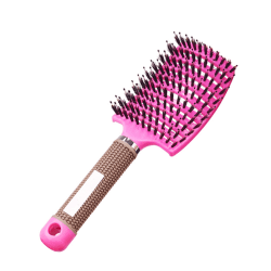 Hår hårbotten kam hårborste Wet Curly Detangle Pink