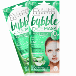 2 st. Bubble Sheet Mask Moisturising And Soothing Aloe Vera