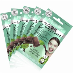 5st*10ml Look Delicious Smoothing Face Bio Mask Mint + Chocolate